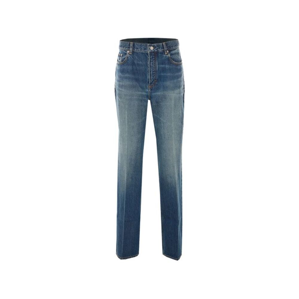 Alaïa Blue Denim - Bootcut Jeans Women